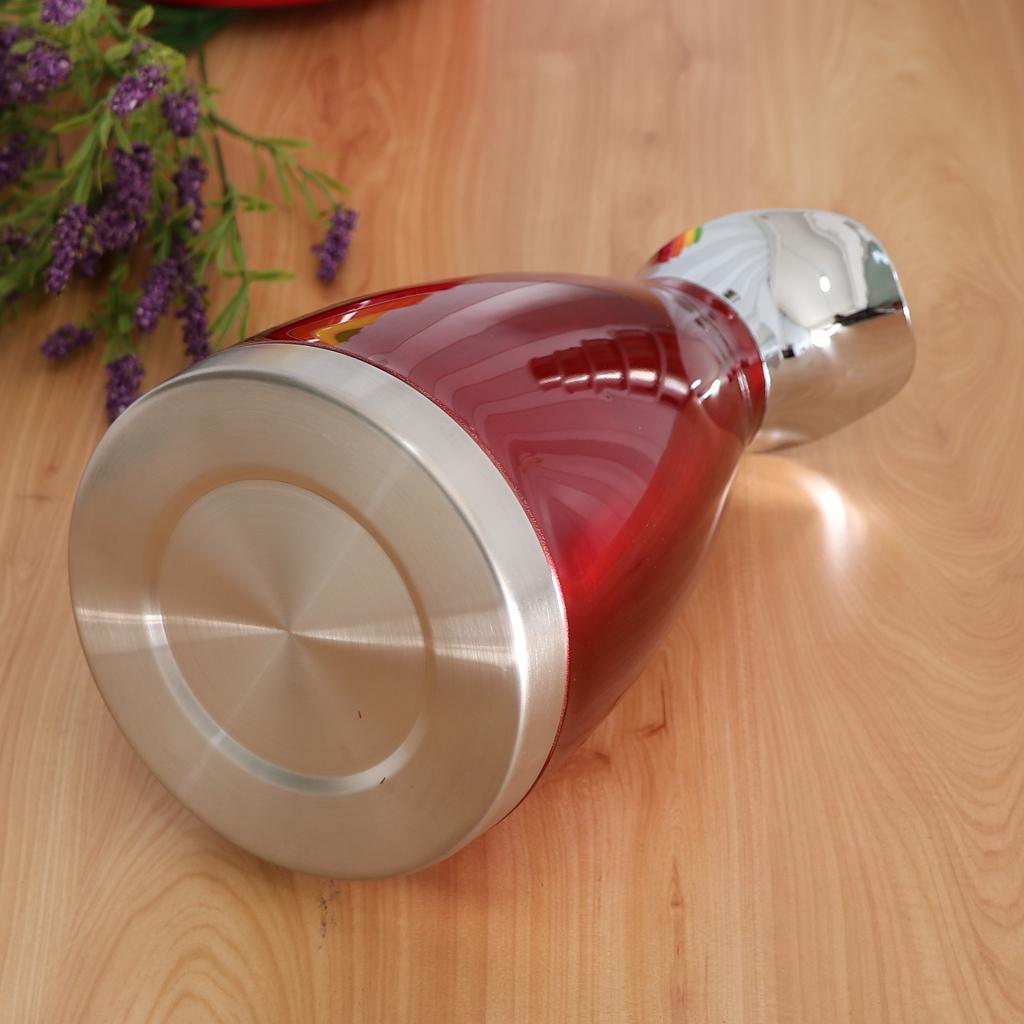 2xRed 1.5L Stainless Vacuum Insulated Coffee Carafe Pour Over Coffee Kettle