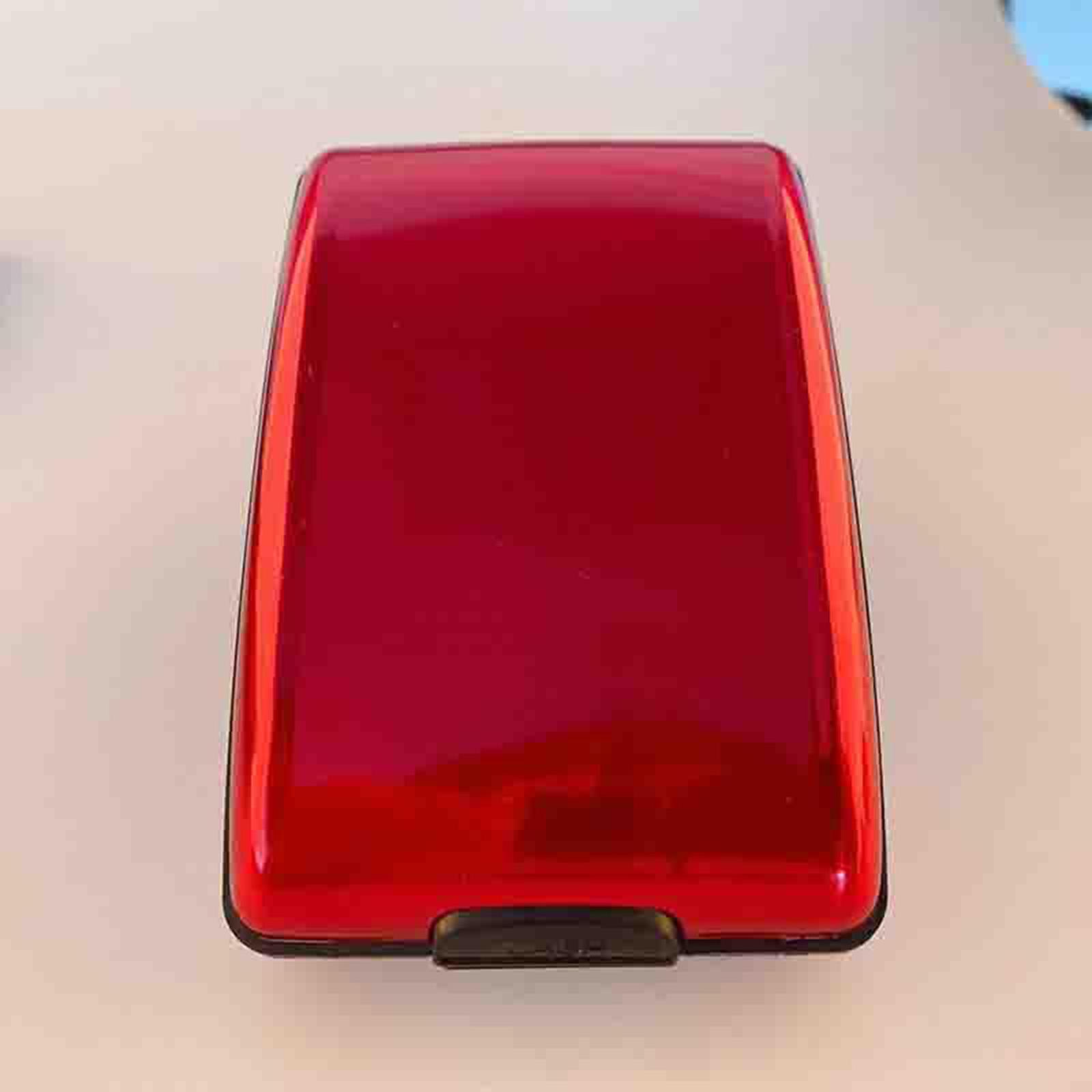 Pocket Card Holder Waterproof Casual Durable Aluminum Wallet Cards Organizer