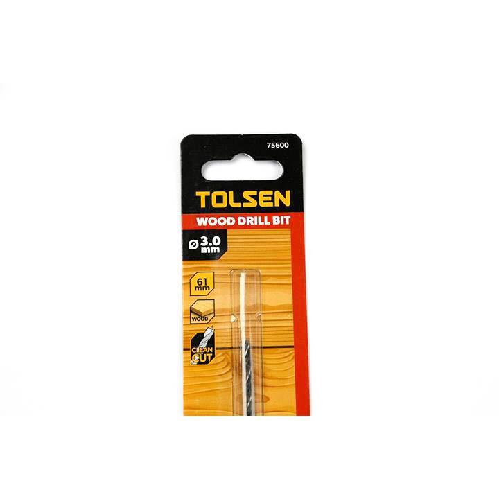 MŨI KHOAN GỖ TOLSEN SIZE TỪ (3x61mm-13x151mm) - HÀNG CHÍNH HÃNG