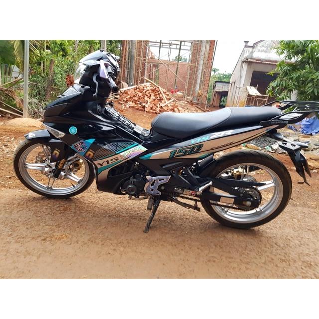 Tem exciter 150 Y15ZR xanh ngọc crom