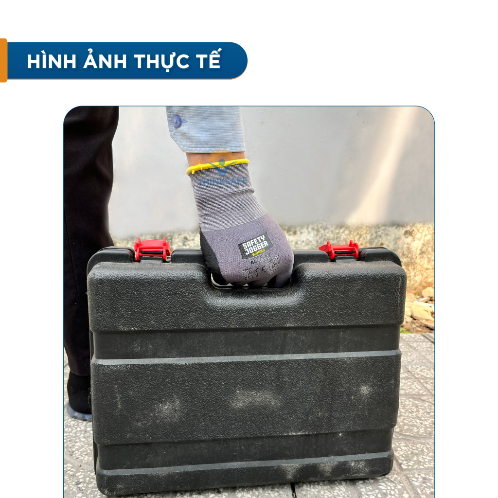 Găng bảo hộ đa năng Safety Jogger Allflex co giãn linh hoạt, găng tay thao tác cơ khí chính xác sử dụng thật tay chuyên dụng cho kỹ thuật, cơ khí