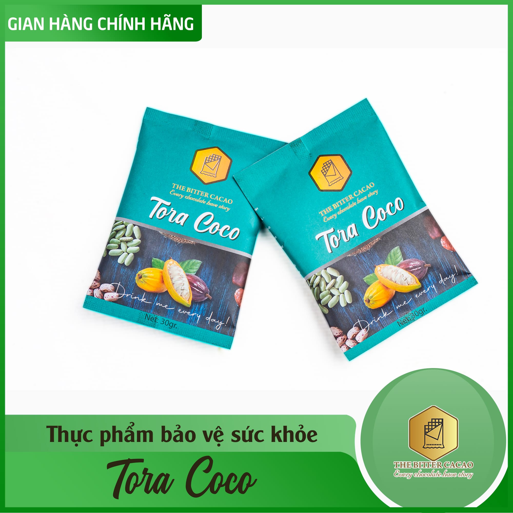 Thực phẩm bảo vệ sức khỏe Tora Coco Tăng Tiết Sữa The Bitter Cacao