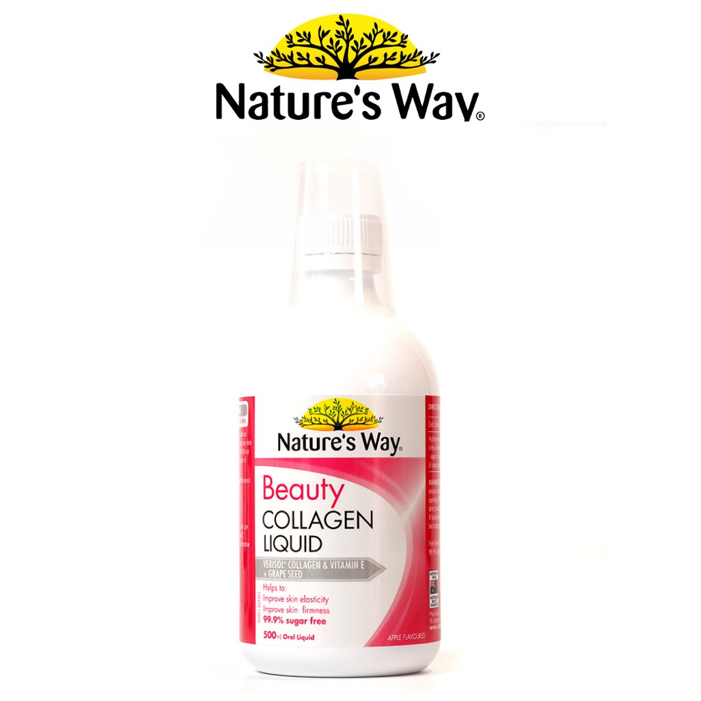 Collagen Thủy Phân Dạng Nước Nature's Way Beauty Liquid Bổ Sung Dưỡng Chất Chăm Sóc Làn Da Trắng Sáng 500ml