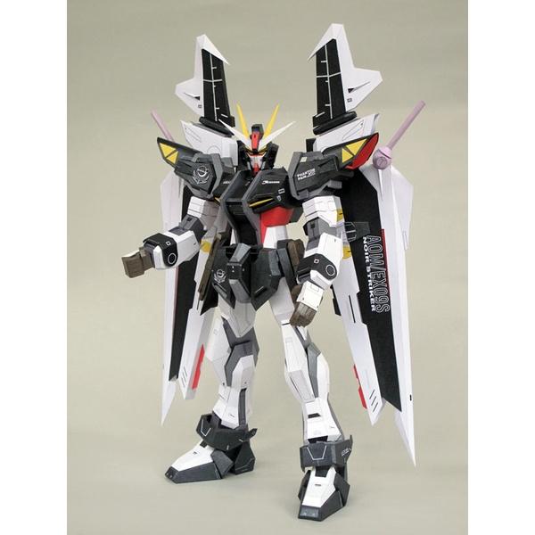 Mô hình giấy Gundamm GAT-X105E + AQME-X09S Strike Noir