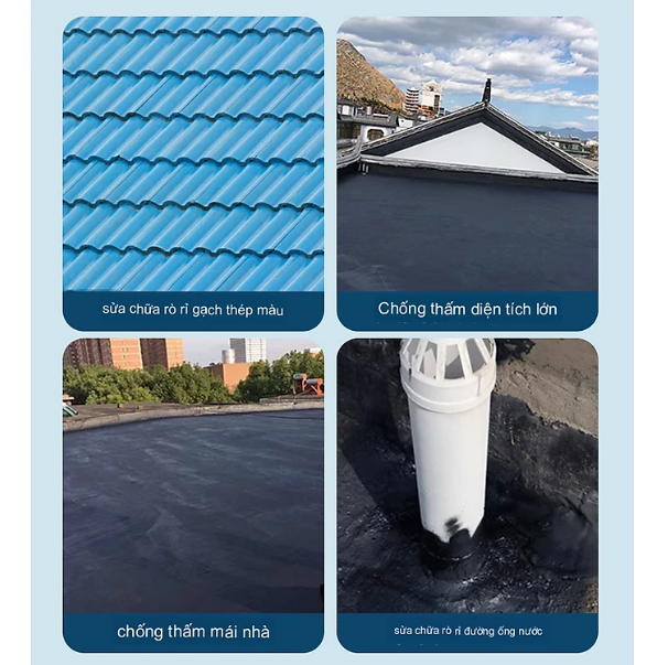 Waterpool Polyurethane Sơn Keo chống thấm, chống nóng sàn,tường, mái tôn công nghệ Nhật Bản 600g