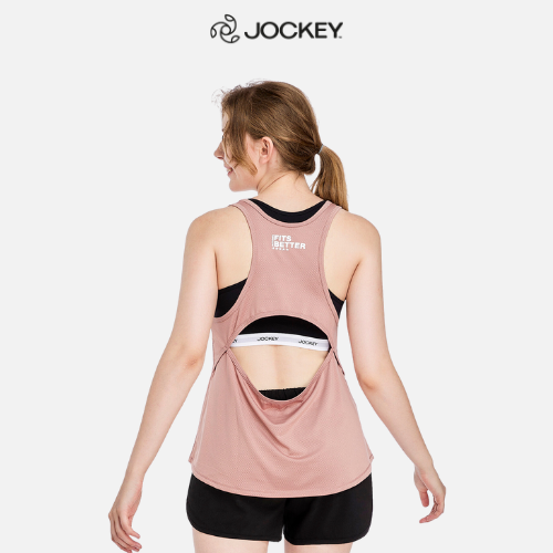 Áo Tank top nữ Jockey Activewear Basic chất liệu Polyester chống nhăn  - 1005