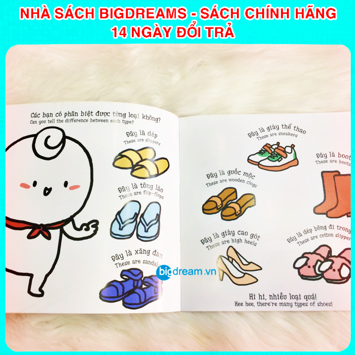 BẢN MỚI SONG NGỮ Miu Miu Tự Lập - Dọn Tủ Giày Ehon Kĩ Năng Sống Cho Bé 1-6 Tuổi Miu miu hiểu chuyện Miu bé nhỏ