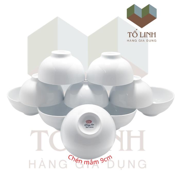 Combo 10 chén mắm sứ trắng,Set 10 Chén Mắm Sứ Trắng