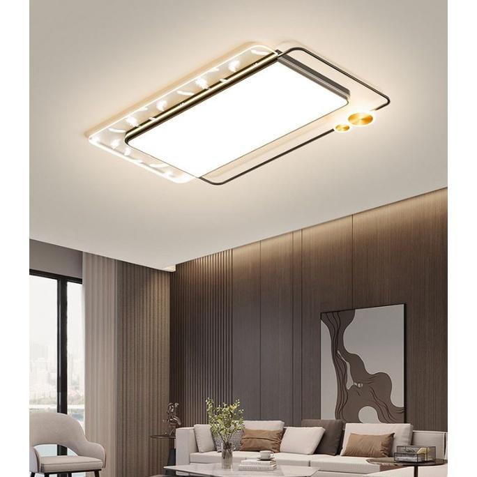 Đèn ốp trần VATASI hiện đại cánh hoa trang trí nội thất sang trọng với 3 chế độ ánh sáng.