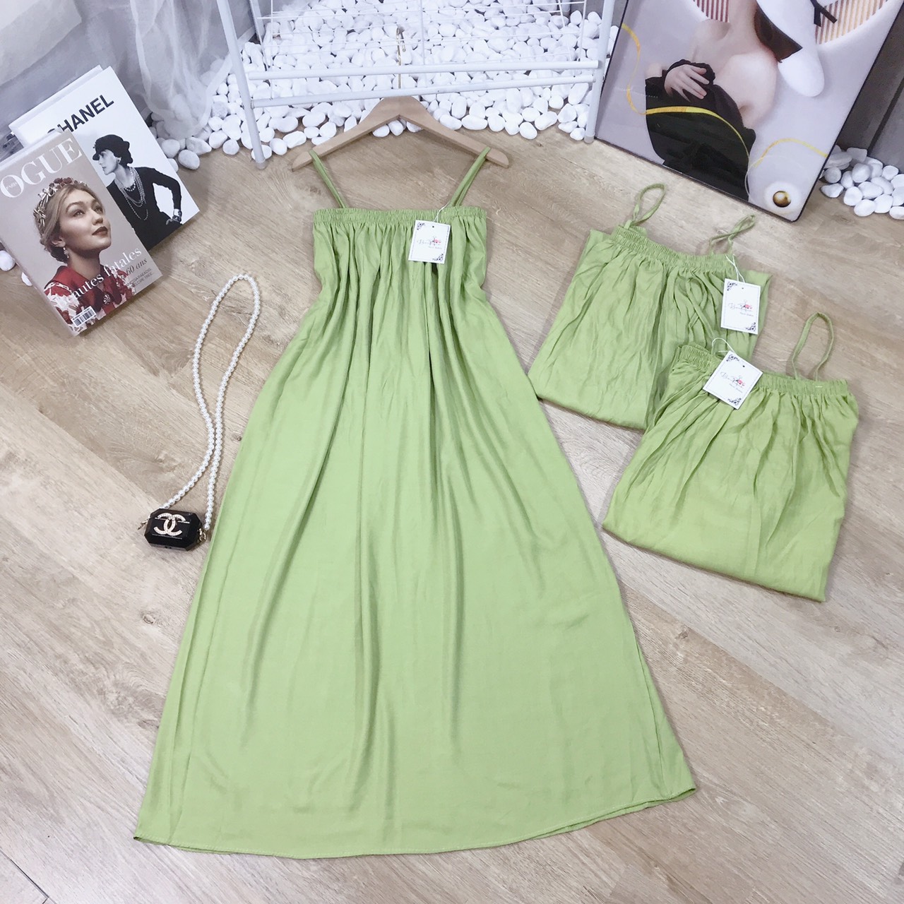 Siêu phẩm maxi dây hoa điệu đà gam màu cực hót