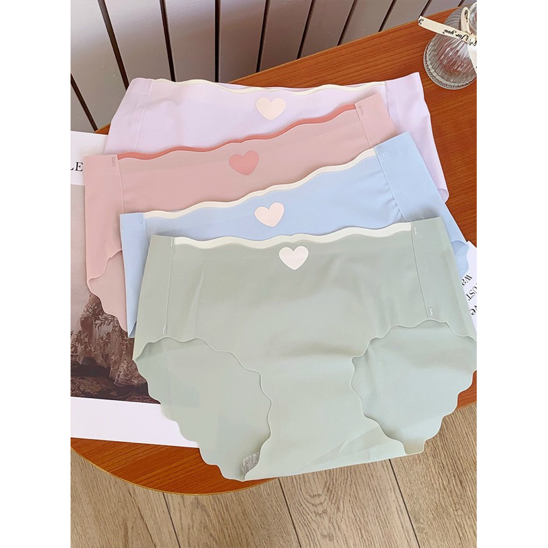 Bộ 5 Quần lót nữ su tim - Quần lót kháng khuẩn cao cấp - Quần lót nữ tàng hình