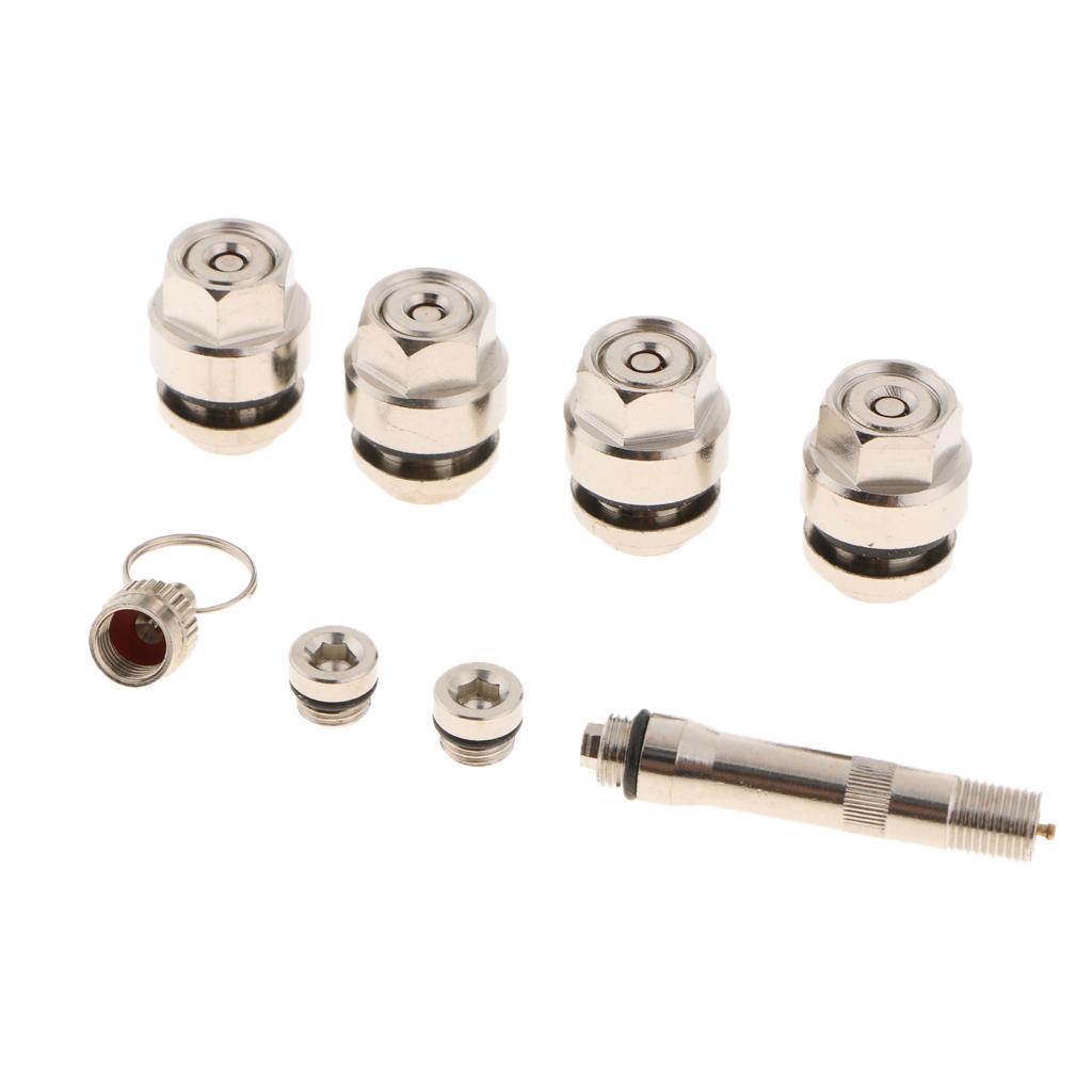 7Pcs/set Flush Mount Valve Stems Wheel Valves | Metal / Invisible Valves