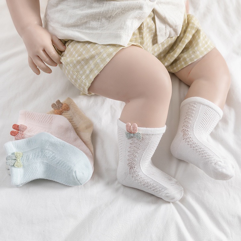 Tất vớ lưới ngắn/đùi dễ thương cho bé có nhiều size Baby socks