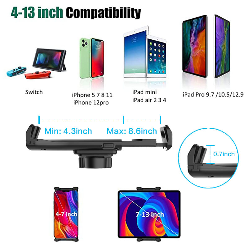 Đế kẹp giữ Điện Thoại Máy Tính Bảng Đặt vị trí Cốc Ly Trên Ô Tô Super Holder Phone Tablet 360 độ