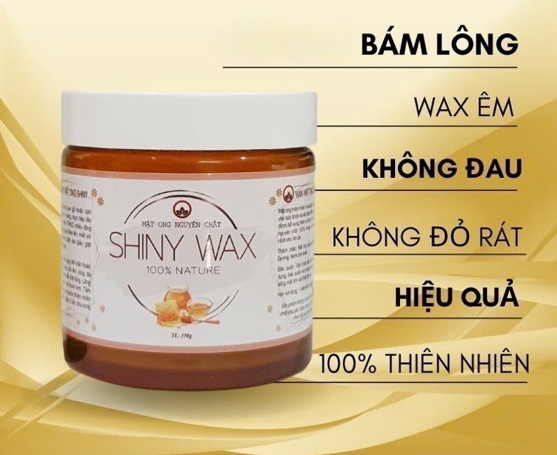 Sáp wax triệt lông shiny An Lành tặng kèm 40 giấy và que wax, sáp wax lông shiny ,wax lông Tẩy Lông