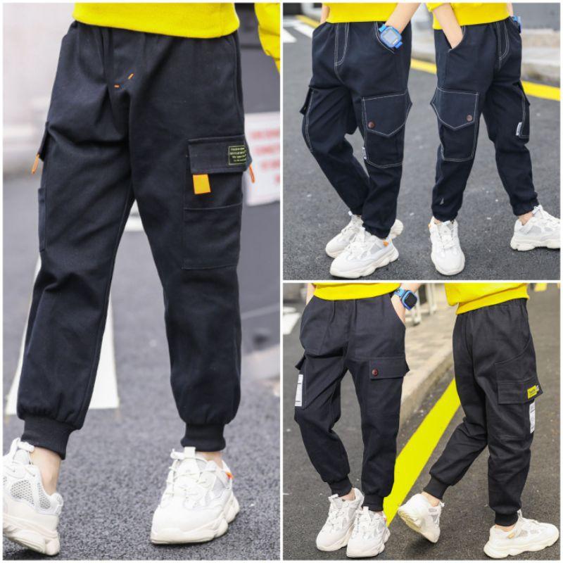 Quần dài kaki túi hộp Quảng Châu cho bé trai, bé gái size đại 22-55kg, nhiều mẫu