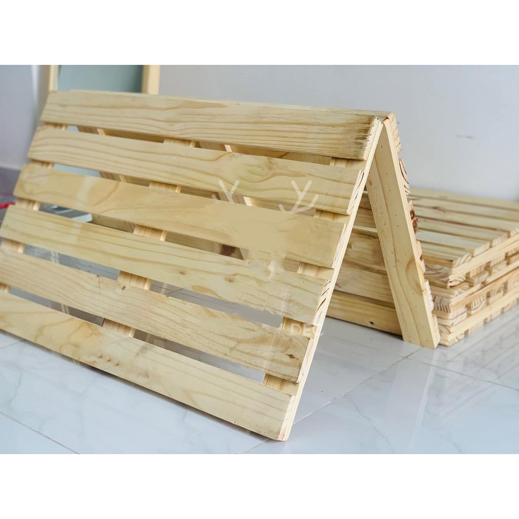 Giường Ngủ Pallet Gỗ Thông Minh Homefil Skinny Bed/ Giường Gấp Thông Minh/ Pallet Gấp Gọn