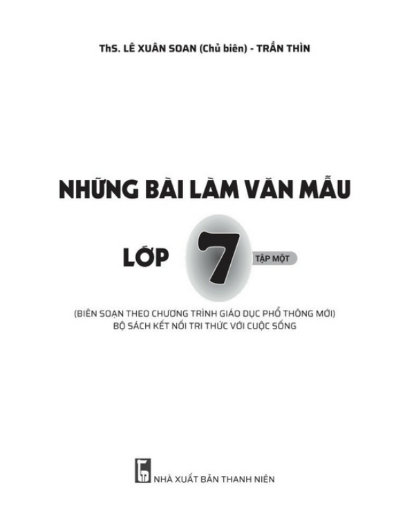 Sách - Những bài làm văn mẫu lớp 7 tập 1 -