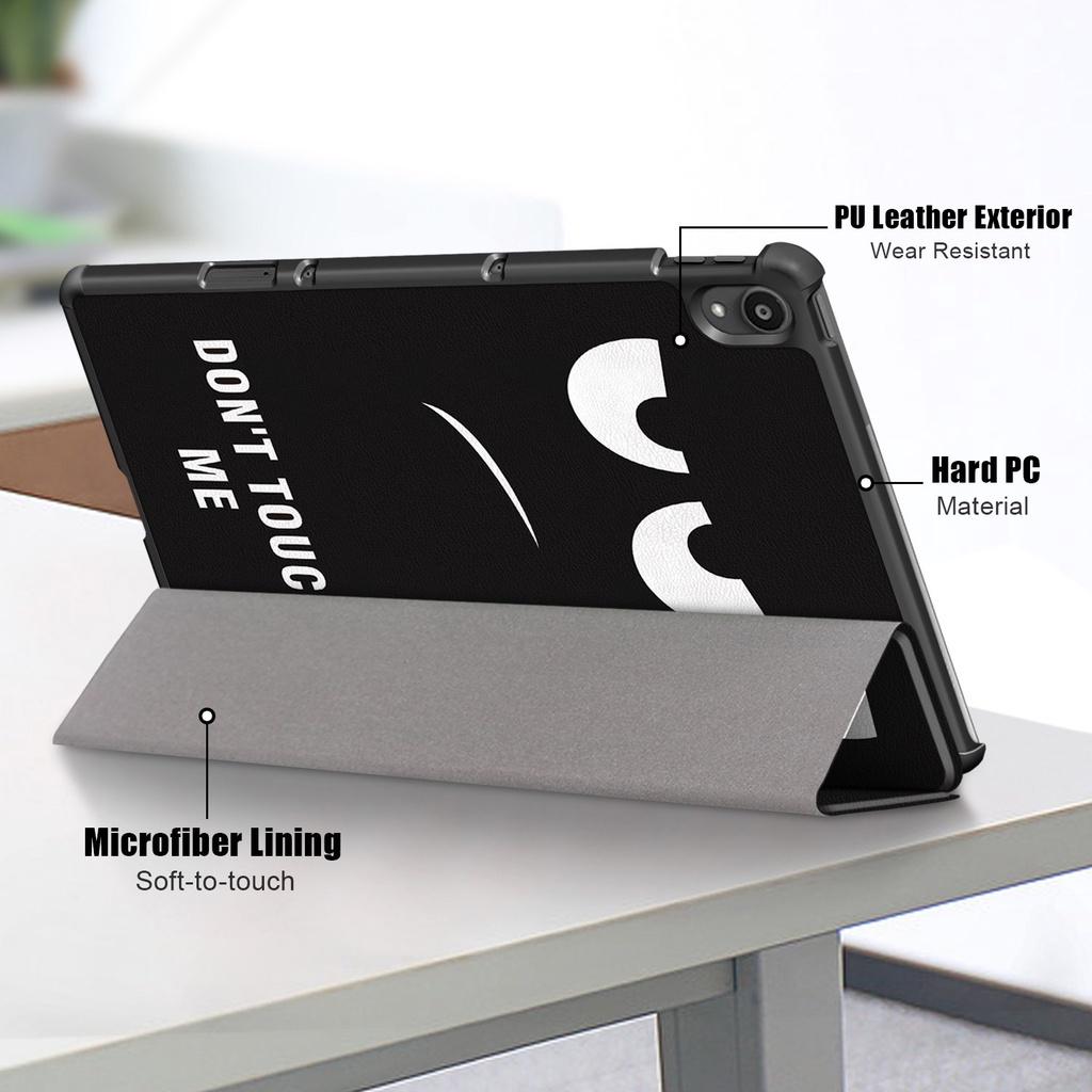 Ốp lưng da nắp gập in hình cho Lenovo Tab P11
