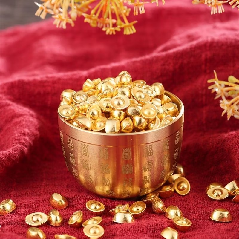 Kim Nguyên Bảo Set 100 Viên, Kim Nguyên Bảo Tài Lộc, Kim Nguyên Bảo May Mắn