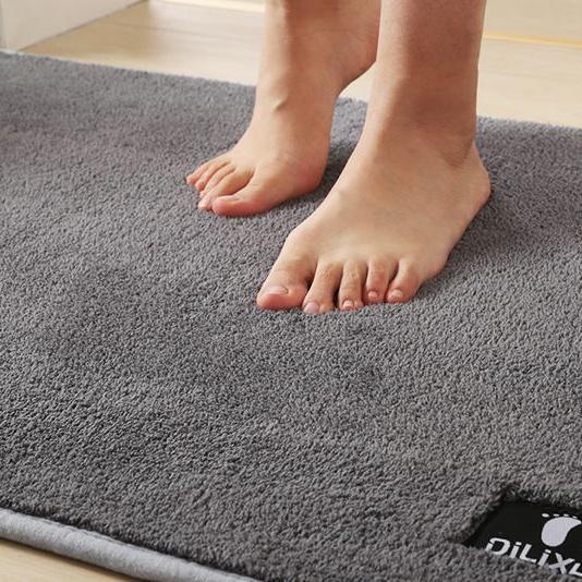 THẢM LÔNG Lau Chân Chùi Chân Nhà Tắm Chống Trơn Trượt Hàng Cao Cấp Lông Dày Dặn ADU79