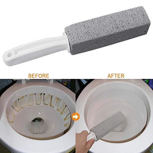 Bàn chải làm sạch 4 chiếc bằng đá bọt, Đá làm sạch bằng đá bọt có tay cầm Bàn chải làm sạch vết bẩn bồn cầu và Chất tẩy rửa vòng nước cứng