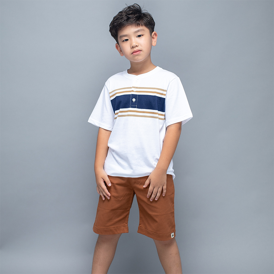 Quần short kaki Lovekids màu nâu