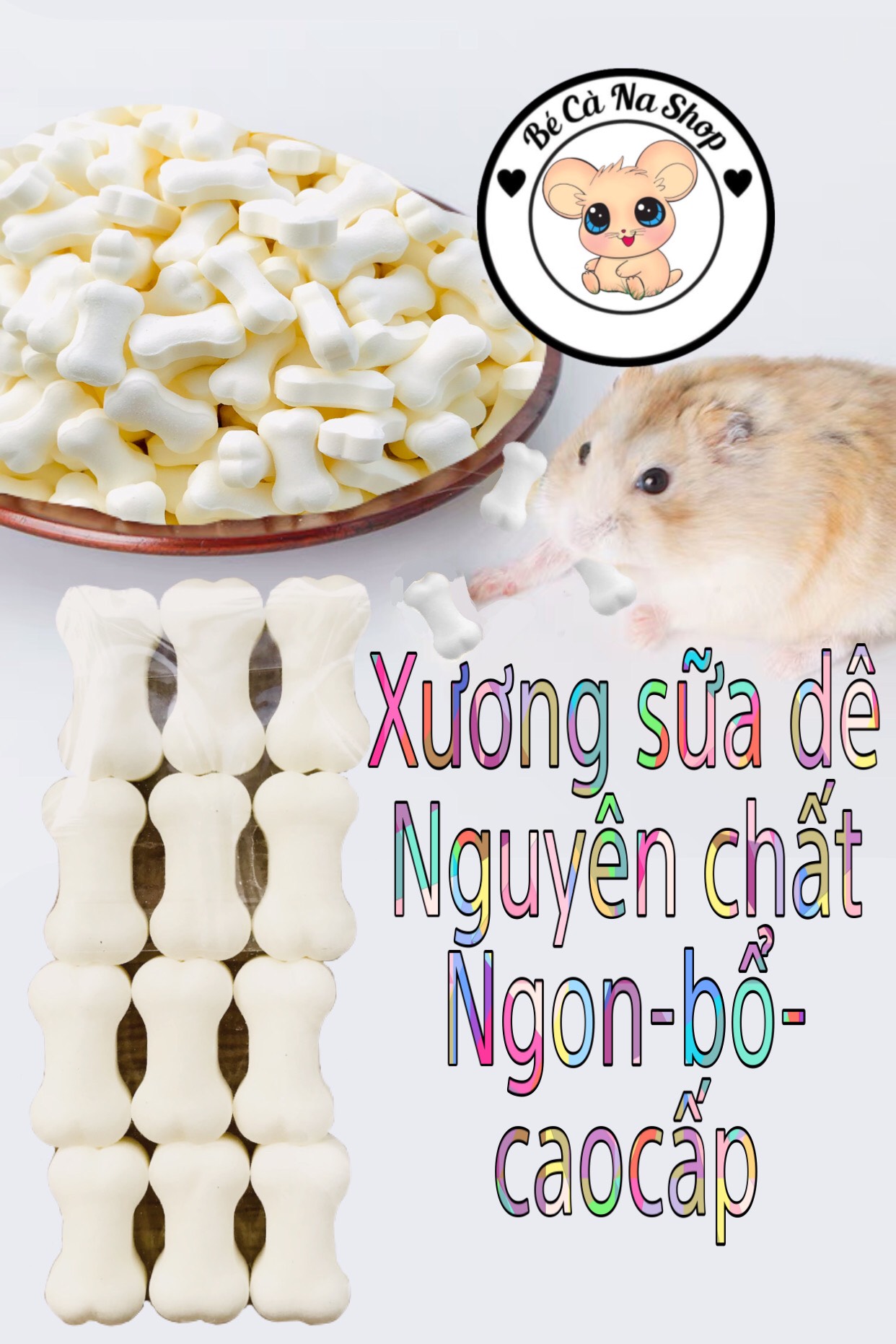 Xương sữa dê cho hamster hàng nhập thái lan