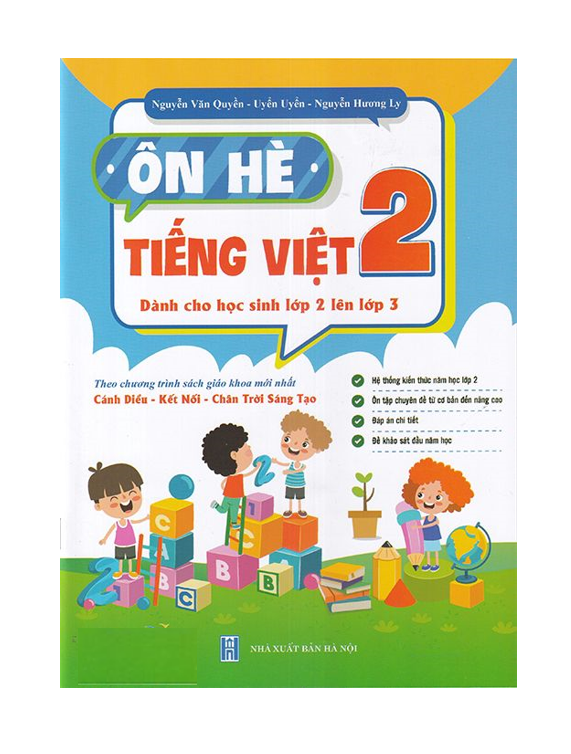 Sách - Combo Ôn Hè Toán và Tiếng Việt 2 Dành cho học sinh lớp 2 lên 3 (2 cuốn)