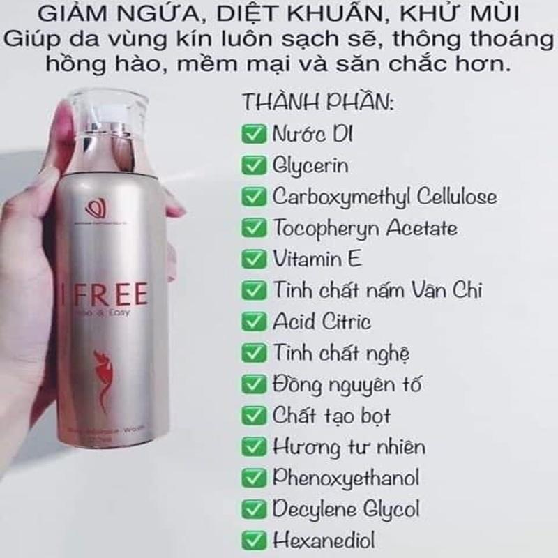 Dung Dịch Vệ Sinh Sinh Học IFREE - Dành Cho Nam Và Nữ - Hàng Chính Hãng Matxi Corp