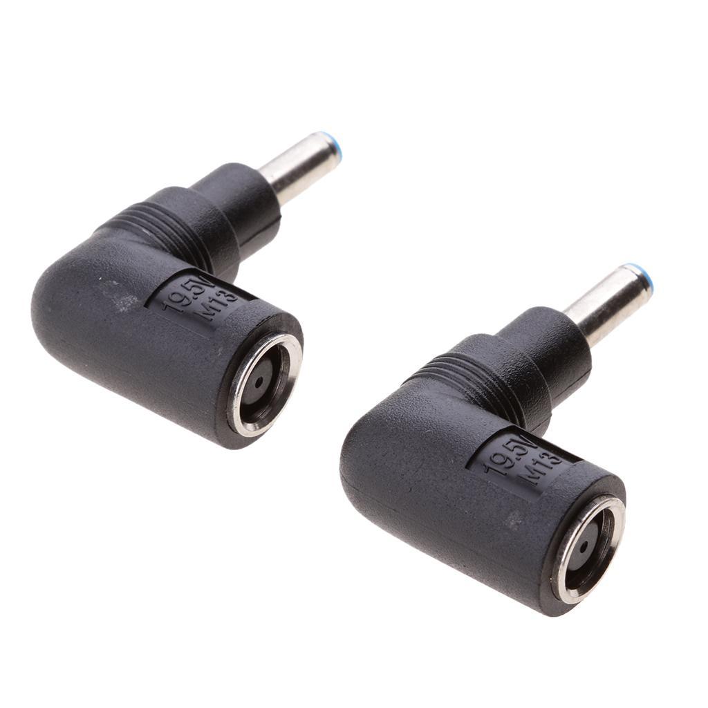 4Pieces DC 7.4 *5.0mm DC Jack To 4.5*3.0mm Plug 90 Right Angled Adapter