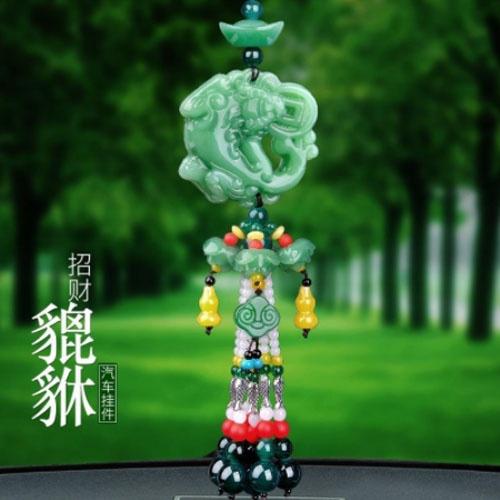 Khánh treo xe phong thủy trang trí gương chiếu hậu ô tô, xe hơi