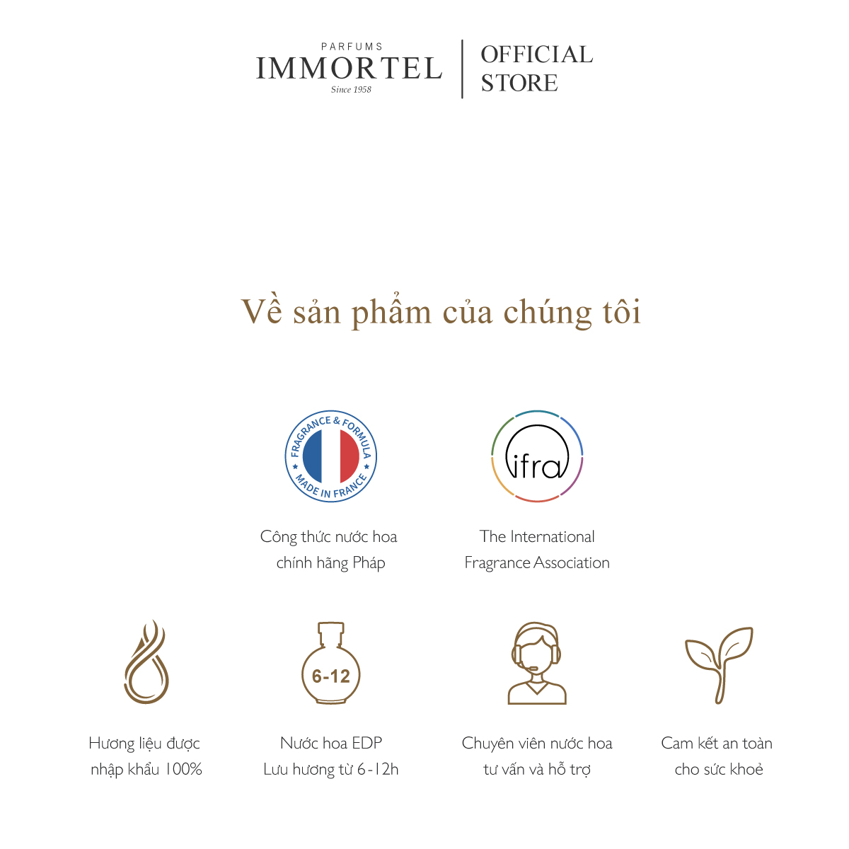 Nước Hoa Unisex IMMORTEL N°89 - Eau de Parfum 60mL Nhập Khẩu Chính Hãng Pháp