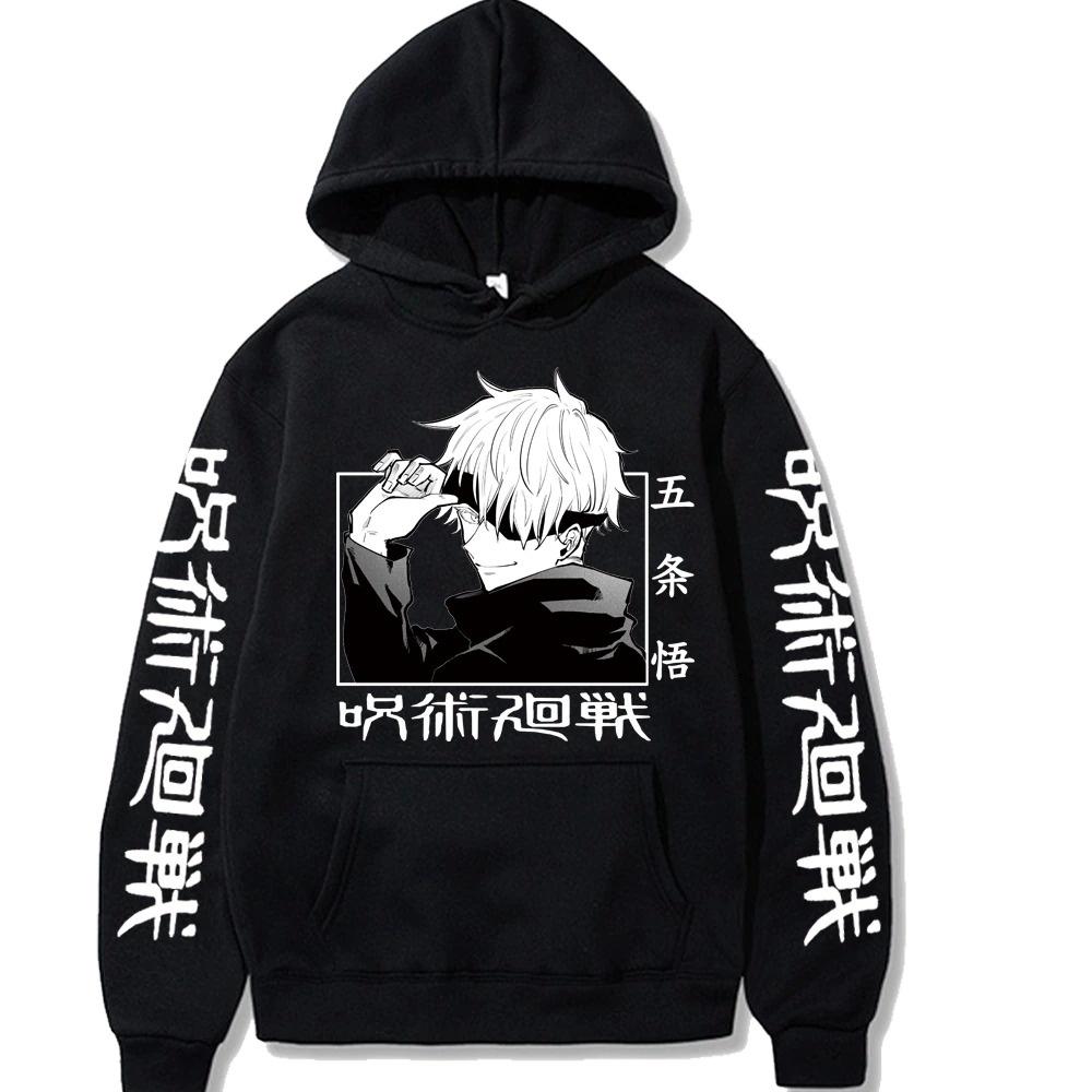 Cửu Âm Chân Kinh Kaisen 2021 Hot Anime Hoodie Tay Dài Rời Harajuku Dạo Phố Hip Hop Kính Thời Trang Uniex