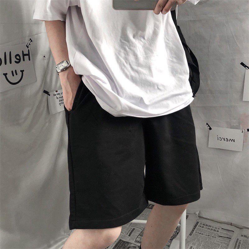 Có Bigsize - Quần short unisex vải dù lụa dãn lên form cực đẹp cực mát túi khóa kéo tiện dụng