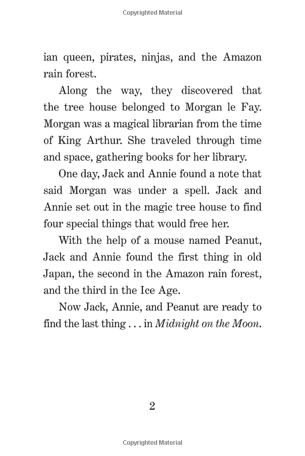Midnight on the Moon (Magic Tree House, No. 8)