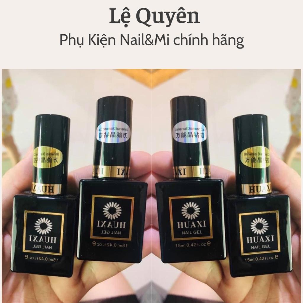 Thanh Lý Sơn Gel Mắt Mèo Kim Cương Vàng Bạc HUAXI Cao Cấp