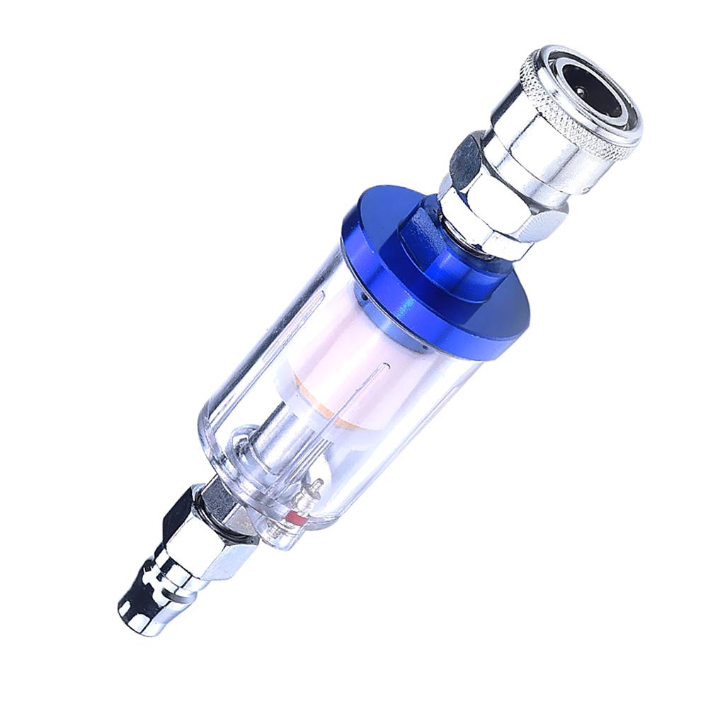 Air Oil Water Separator Filter Kit for Compressor Spray Paint Gun Tool