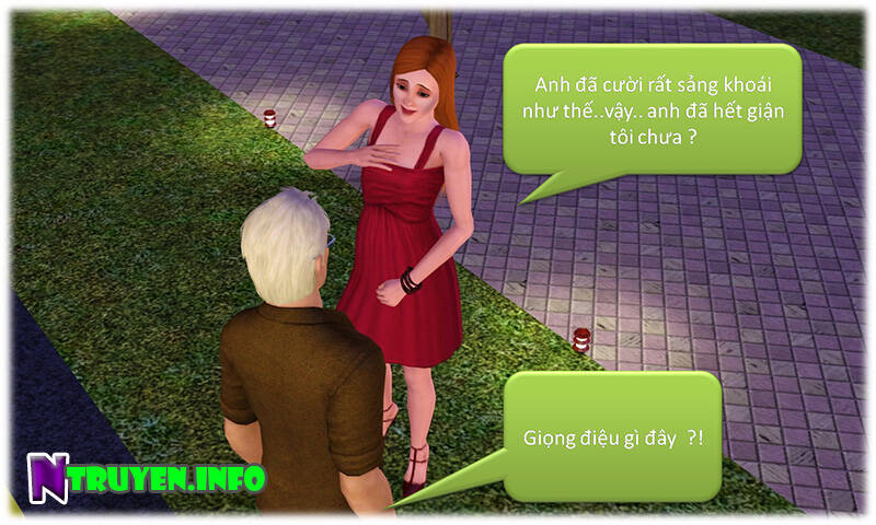 truyện sims - bí mật màu xanh chapter 2 41