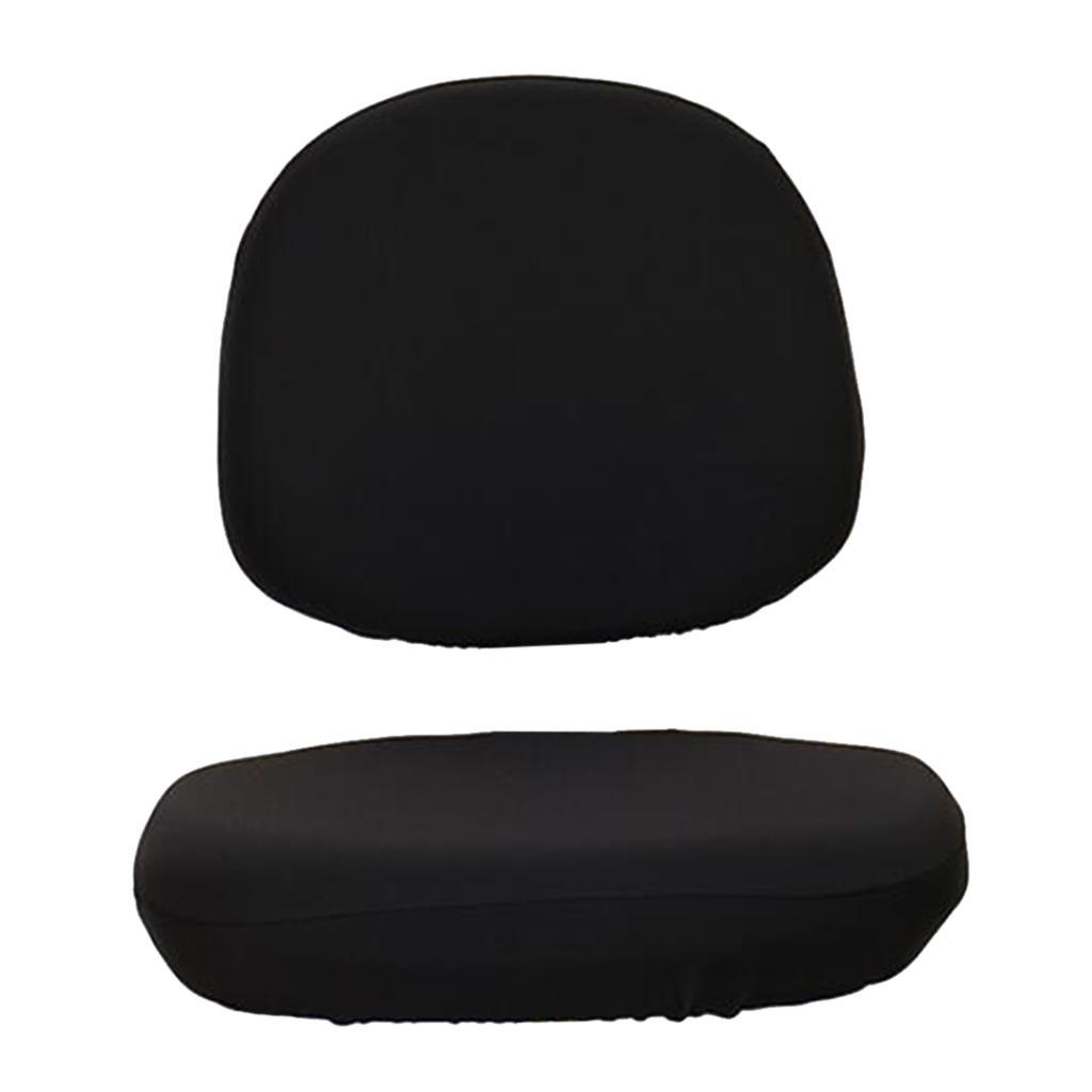2pcs Elastic Office Chair Seat Cover Swivel Stool Chair Cover for Kitchen