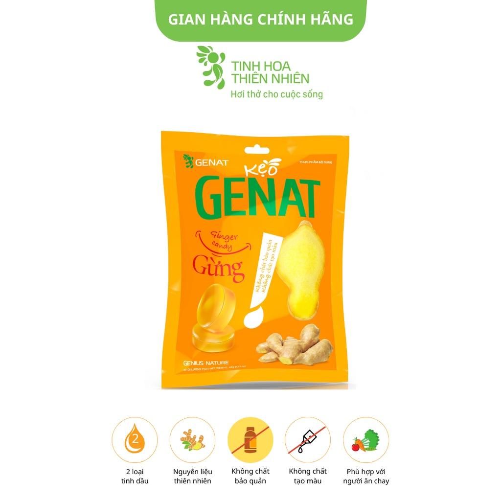 Combo 3 Túi kẹo thảo mộc Gezcol, Chanh Sả, Genat Gừng (Túi 20 viên)