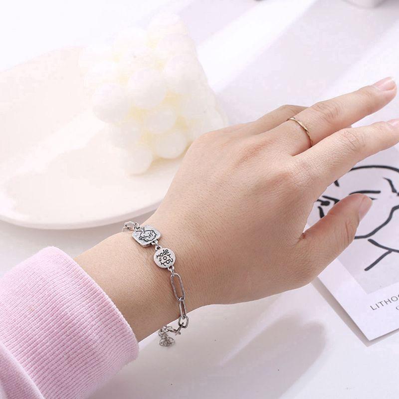 Vòng tay bạc  thiết kế kiểu dáng đơn giản