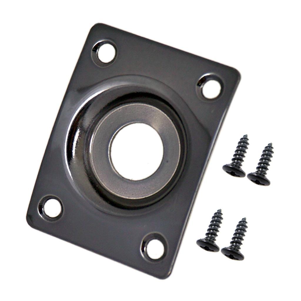 Input Output Plate for Electric Guitar LP SG Rectangle