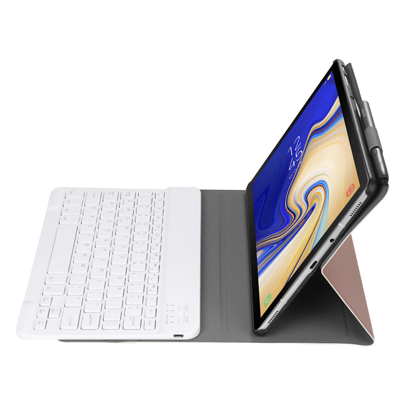 Bao da kèm bàn phím dành cho Samsung Galaxy Tab S8 Ultra, Tab S8 Plus, Tab S8, Bluetooth Keyboard Case có khay để bút chống sốc cao cấp - Hàng chính hãng