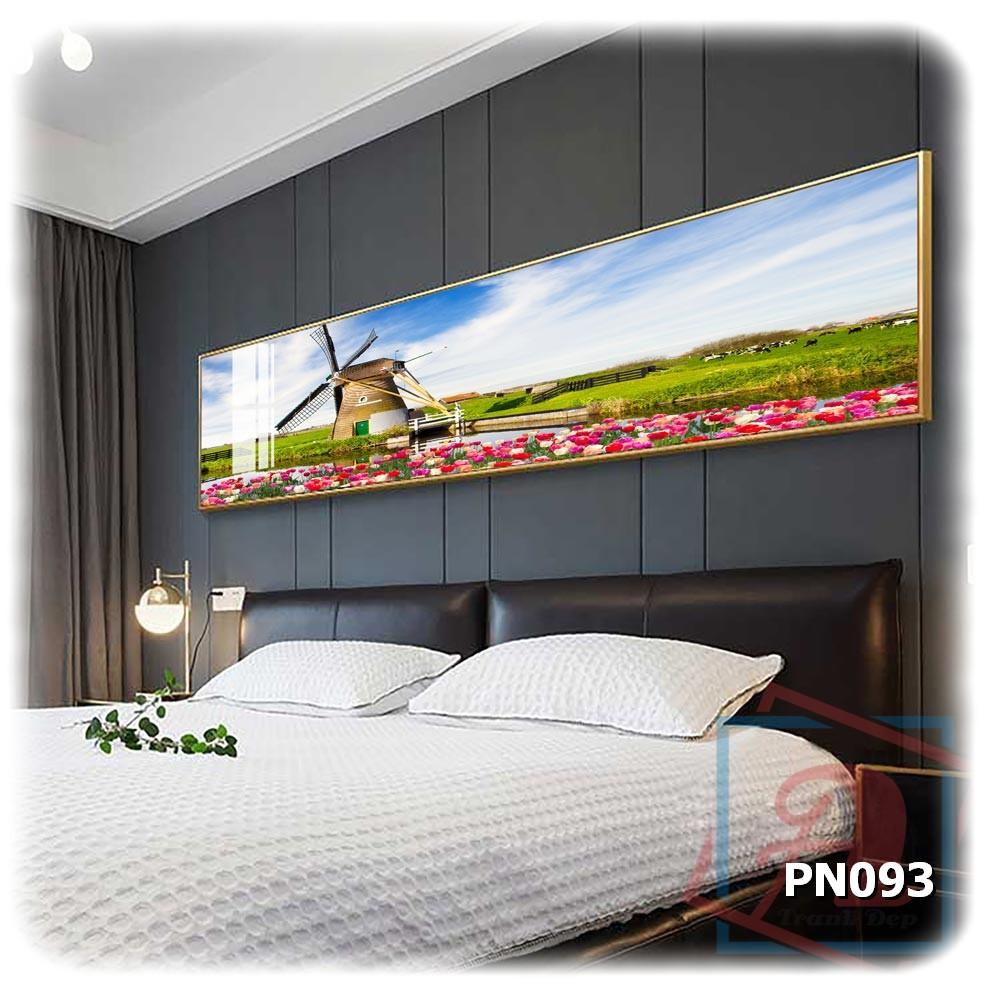 Tranh canvas khổ lớn trang trí phòng ngủ - PN093