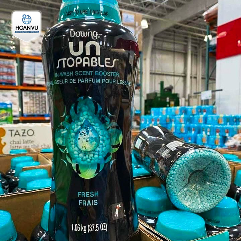 Hạt xả vải Downy Unstopables in-Wash Scent Booster Beads Fresh Xanh 963g