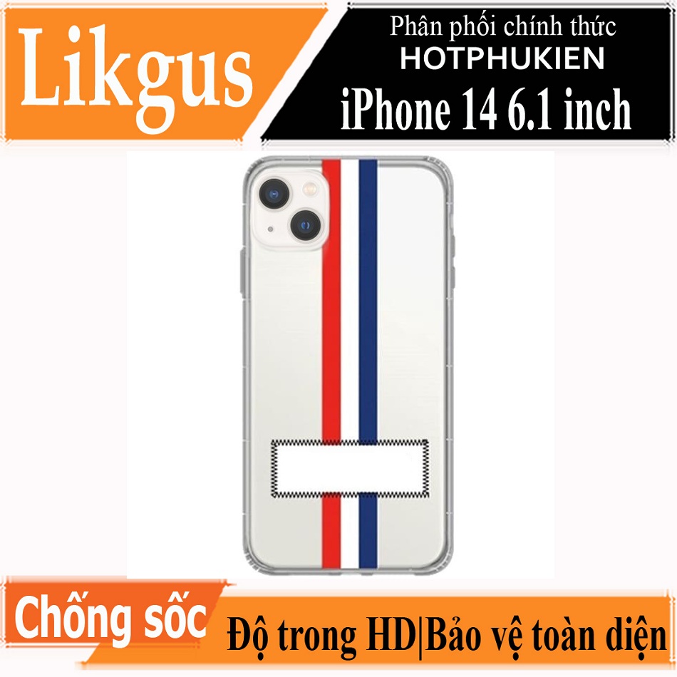 Ốp lưng chống sốc cho iPhone 14 hiệu Likgus Thom Browne - hàng nhập khẩu