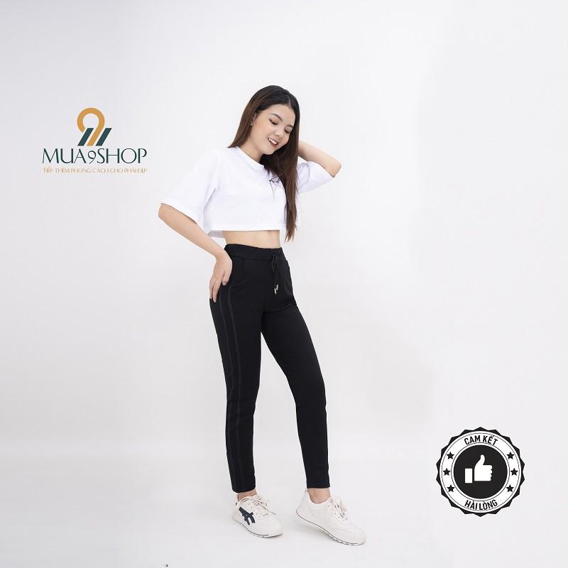 Quần jogger kim tuyến chất umi hàn