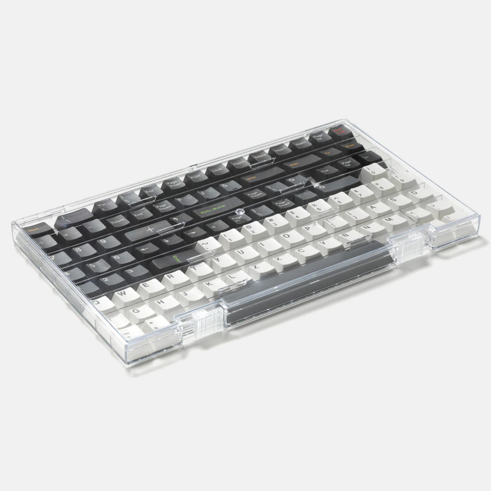 Keycaps Storage Box Plastic Organizer Waterproof with Cover Portable for PC Keycaps