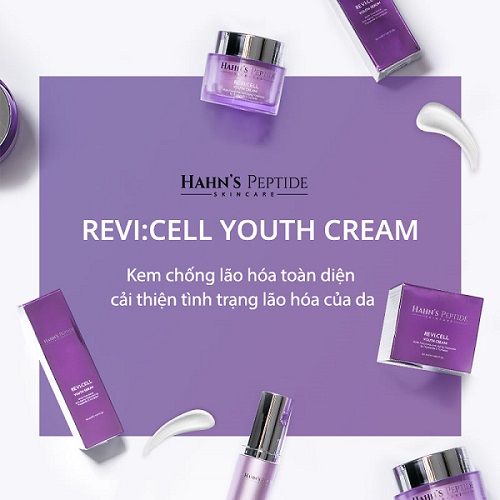 HAH’N PEPTIDE REVICELL YOUTH CREAM  - Kem dưỡng cứu tinh số 1 cho làn da tuổi trung niên - Nhập khẩu chính hãng Hàn Quốc.